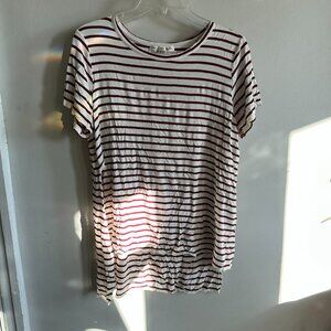 Stripped Short Sleeve Shirt